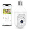 Picture of Recacam 2K Bulb Security Cameras Wireless Outdoor Indoor, 2.4GHz WiFi Cameras for Home Security with Spotlight, Color Night Vision, Motion Detection, 2-Way Audio, Audible Alarm, IP65 Waterproof