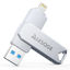 Picture of MFi Certified 128GB Flash Drive for iPhone Photo Stick USB Memory Stick Thumb Drives, High Speed USB Stick External Storage for iPhone/iPad/Android/PC