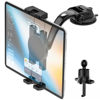 Picture of Phichy Car Tablet Holder Mount for 4.7"-12.9" Phone & iPad - Super Suction Cup Tablet Mount for Car Dashboard Windshield Air Vent 3 in 1, Compatible with iPad Pro/Air/Mini, Galaxy Tab, iPhone, Tablets