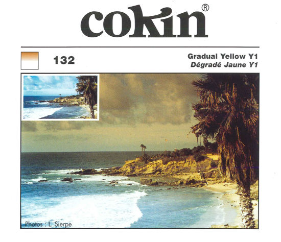 Picture of Cokin P132 Gradual Yellow Y1 Filter with Protective Case