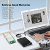 Picture of Floppy Disk Reader 3.5 inch External USB A&C Floppy Disc Drive 3 1/2 Floppy Disk Drive/Converter/Player/Reader/Transfer for Laptop Desktop PC Compatible with Windows 11/10 (Frosted Texture)