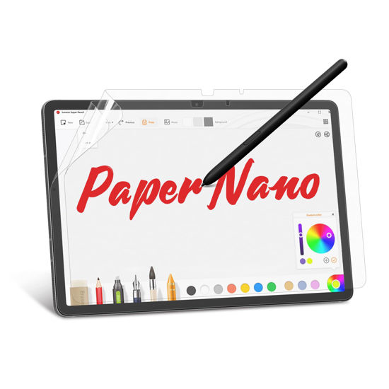 Picture of bersem 2 PACK Paper Screen Protector Designed for Samsung Galaxy Tab S9 / Tab S9 FE/Tab S8 / Tab S7 11 inch, Anti Glare, Like Drawing on Paper