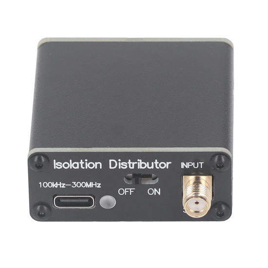 Picture of Active RF Isolation Distributor, 100kHz-150MHz RF Splitter for SDR GPSDO Source, Reliable Distribution with Isolator for Common Mode Interference Suppression