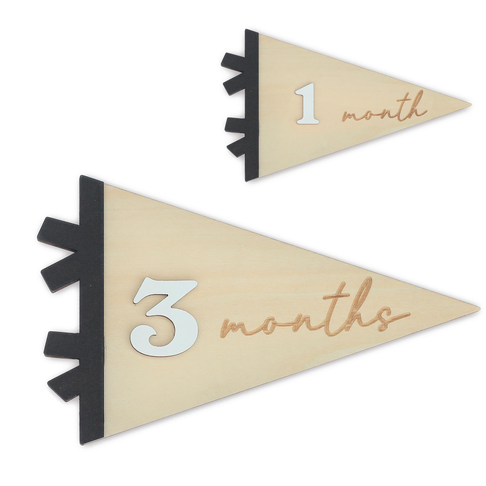 GetUSCart- Daisy 3D Baby Monthly Milestone, Wooden Baby Milestone Signs ...