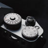 Picture of Shutter Button, Handmade, Aluminium Alloy, Shutter Release Button Compatible with Fujifilm Camera, Release Button Replacement (Great Wave Off Kanagawa)