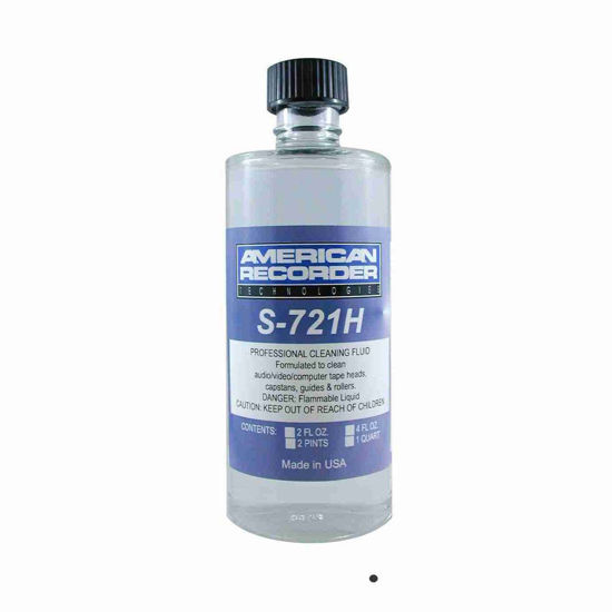 Picture of American Recorder Technologies S-721H-4 Pro Tape Head Cleaner Fluid 4oz S-721H4