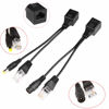 Picture of Passive PoE Injector 6 Pairs PoE Splitter Kit Passive PoE Injector and PoE Splitter Kit with 5.5x2.1 mm DC Connector RJ45 Power Over Ethernet