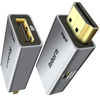 Picture of Reborn HDMI to DisplayPort Adapter | 4K@60Hz HDMI (Source) 2.0 Male to DP (Display) 1.2 Female Converter [1Pack] HDMI to Display Port Adapter Compatible with Laptop,AMD,NVIDIA,PS5,Xbox and More