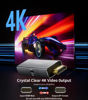Picture of Reborn HDMI to DisplayPort Adapter | 4K@60Hz HDMI (Source) 2.0 Male to DP (Display) 1.2 Female Converter [1Pack] HDMI to Display Port Adapter Compatible with Laptop,AMD,NVIDIA,PS5,Xbox and More