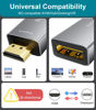 Picture of Reborn HDMI to DisplayPort Adapter | 4K@60Hz HDMI (Source) 2.0 Male to DP (Display) 1.2 Female Converter [1Pack] HDMI to Display Port Adapter Compatible with Laptop,AMD,NVIDIA,PS5,Xbox and More