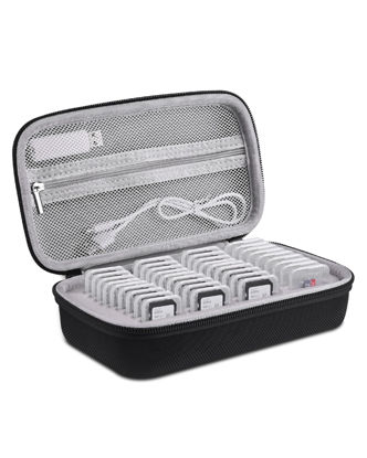 Picture of STUKCAZE Memory Card Case with Plastic Memory Cards Case Water-Resistant and Anti-Shock 36 Slots Memory Card Holder, 27 Micro SD Card & 9 SD SDHC SDXC Card Storage Organizer for Camera Switch Cards