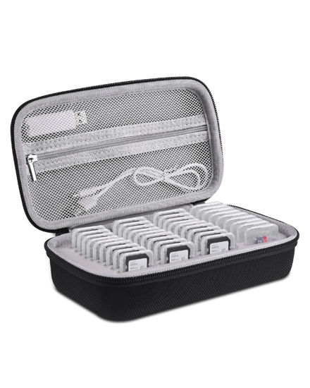 Picture of STUKCAZE Memory Card Case with Plastic Memory Cards Case Water-Resistant and Anti-Shock 36 Slots Memory Card Holder, 27 Micro SD Card & 9 SD SDHC SDXC Card Storage Organizer for Camera Switch Cards