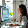 Picture of Anti-Blue Light & Anti-Scratch Screen Protector Shield for 20, 20.2, 21.5, 21.6, 22 Inches Desktop Computer Monitor, Hanging Block Filter Panel for Eye Protection