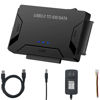 Picture of USB 3.0 to IDE/SATA Hard Drive Adapter, External Converter for 2.5" 3.5" IDE SATA HDD SSD DVD Optical Drive, Universal Hard Drive Reader w/12V 2A Power Supply Support 6TB