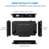 Picture of USB 3.0 to IDE/SATA Hard Drive Adapter, External Converter for 2.5" 3.5" IDE SATA HDD SSD DVD Optical Drive, Universal Hard Drive Reader w/12V 2A Power Supply Support 6TB