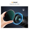Picture of K&F Concept 72mm Magnetic Circular Polarizer Lens Filter with Cleaning Cloth Optical Glass Ultra Slim Polarizing CPL Lens Filter with 18 Multi-Layer Coatings (K-Series)