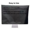 Picture of ALHBEJT Computer Monitor Dust Cover Anti-Static Dustproof Protective Cover for LCD/LED/HD Panel Case Computer Sleeve Compatible with PC, Desktop and TV (27inch,Black)