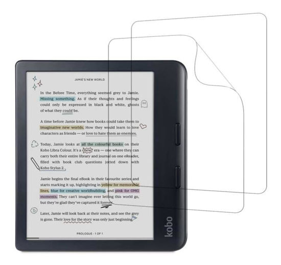 Picture of Stianiiie 3pcs Screen Protector for Kobo Libra Colour/Kobo Libra 2 eReader 7 inch Anti-Glare Screen Protectors/Libra Colour Screen Protector/Libra 2 Screen Protector