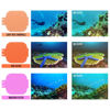 Picture of Nitescuba 3 Pack Dive Filter Lens for Gopro Hero 8/9/10/11/12 Official Underwater Diving Waterproof Housing Protective Shell Red, Light Red, Magenta