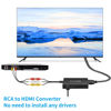 Picture of Tengchi RCA to HDMI Converter, Composite to HDMI Adapter Support 1080P PAL/NTSC Compatible with PS one, PS2, PS3, STB, Xbox, VHS, VCR, Blue-Ray DVD Players