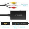 Picture of Tengchi RCA to HDMI Converter, Composite to HDMI Adapter Support 1080P PAL/NTSC Compatible with PS one, PS2, PS3, STB, Xbox, VHS, VCR, Blue-Ray DVD Players