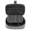 Picture of sisma Travel Cords Organizer Universal Small Electronic Accessories Carrying Bag for Cables Adapter USB Sticks Leads Memory Cards, Grey 1680D-Fabrics SCB17092B