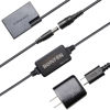 Picture of RONFEN DR-E18 DC Coupler LP-E17 Dummy Battery USB-C Cable PD Adapter Kit ACK-E18 AC Power Adapter for DSLR Cameras Canon EOS Rebel SL3 SL2 T8i T7i T6i T6s 77D RP 850D 800D 760D 750D 200D Fully-decoded