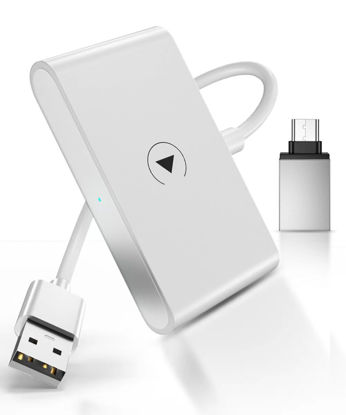 Picture of PYXZSL Wireless CarPlay Adapter for iPhone - Converts Wired to Wireless CarPlay, Plug & Play, Easy Installation - Compatible with BMW, Lexus, Ford, Benz, Audi, Volvo, and More - iOS 10+ Supported
