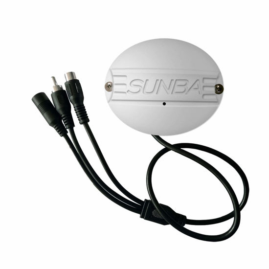 Picture of Sunba Outdoor Microphone for IP Security Cameras High Sensitivity Audio Pick-up with Warning Decal-No Screws
