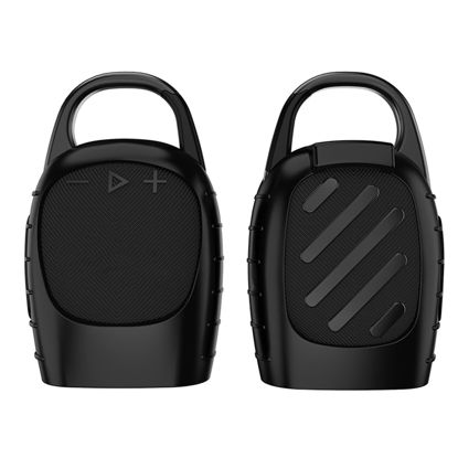 Picture of OURHZTB Silicone Protective Case Cover Compatible for JBL Clip 5 Portable Bluetooth Speaker Outdoor Audio Organizer Lightweight and Shockproof Soft Cover Shell (Black)
