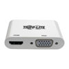 Picture of Tripp Lite USB C to HDMI/VGA Multiport Adapter Converter 4K, USB 3.1 Gen 1 USB Type C, USB-C, USB Type-C (U444-06N-HV4K)