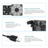 Picture of Qirssyn USB Computer Fan Quiet, 5V Powered Fan with Speed Controller for Router Modem Receiver DVR Xbox TV Box Cooling