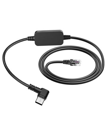 Picture of PD3.0 Radar Detector Cable, with Type-C to RJ11 Plug ,Replacement Radar Detectors Power Cable,for Escort Passport 9500i MAX360 Uniden R1 R3 DFR8 DFR9 Radenso XP Beltronics STI Radar Detector and more