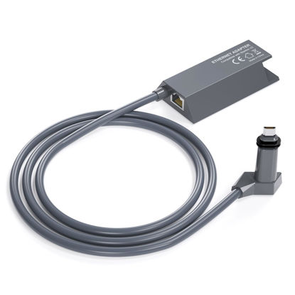 Picture of Starlink Ethernet Adapter V2, Starlink Satellite Internet Compatible RJ45 Wired External Network, Starlink Ethernet Adapter for Wired External Network for Rectangle Dish, Stable Connectivity