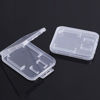 Picture of Clear Plastic Memory Card Case Compatible with SD SDHC SDXC Micro SD T-Flash Card (20 PCS)
