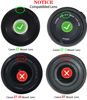 Picture of Body Cap and Rear Lens Cap Cover for Canon EOS EF EF-S Mount Camera on T7 T6 90D 80D 77D 70D 60D 5Ds 1DX 5D 7D / 6D Mark II III 200D Rebel SL3 SL2 T8i T7i T6i T6S T5i T5 T4i T3 T2ii T1i [2 Sets]