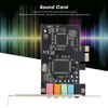 Picture of PCIe Sound Card, 5.1 Internal Sound Card for PC Windows 7 /Vista/XP 32/64 bit with Low Profile Bracket, 3D Stereo PCI e Audio Card