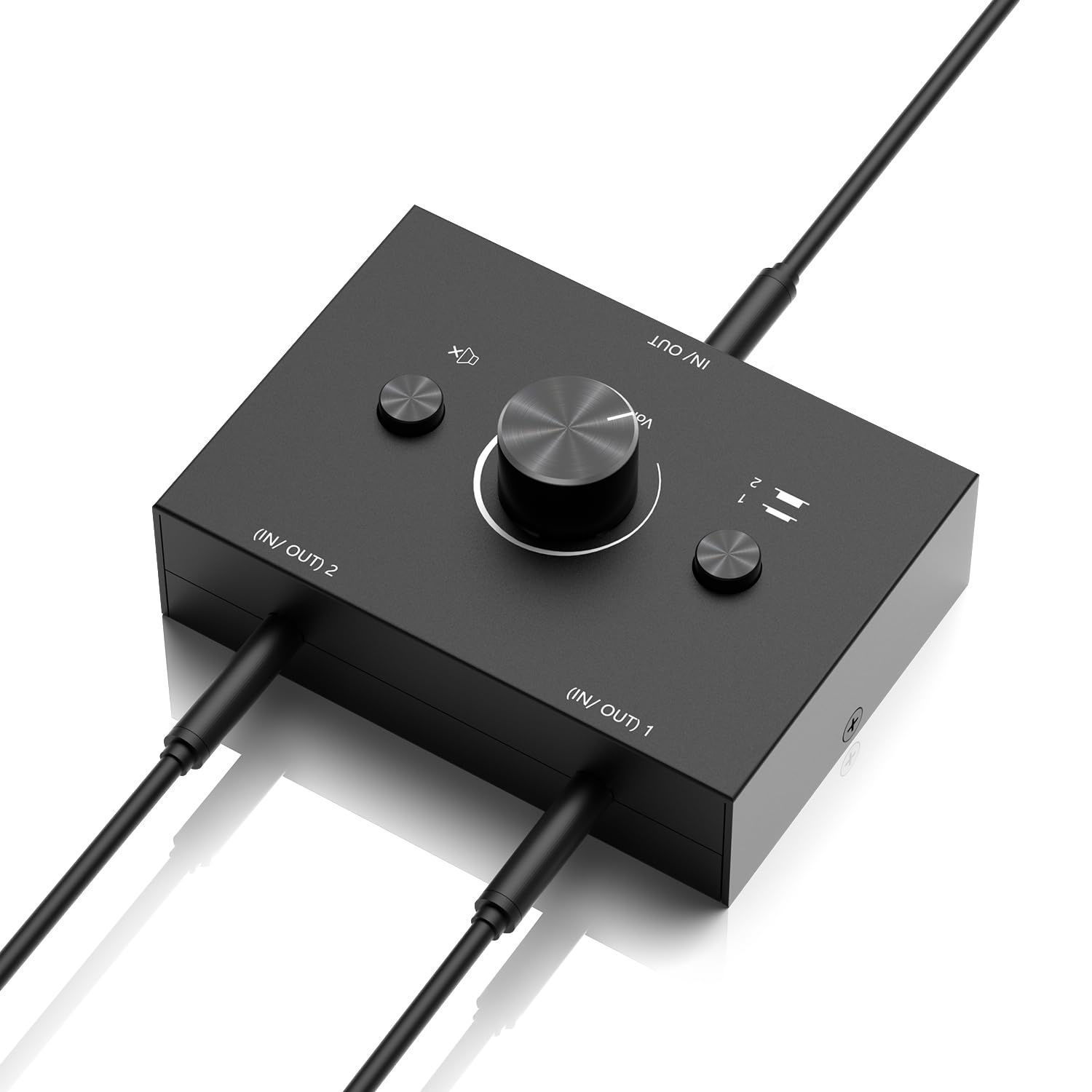 GetUSCart- 3.5mm Audio Switcher, 2 Input 1 Output / 1 Input 2 Output ...
