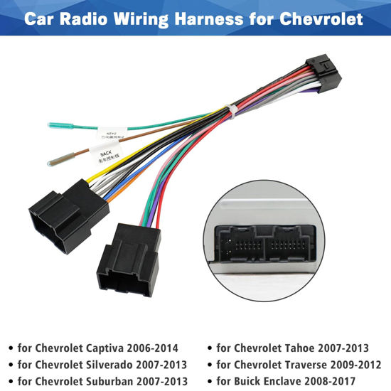 GetUSCart- Fiegromech Aftermarket Car Radio Stereo Wiring Harness