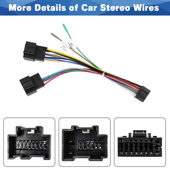 GetUSCart- Fiegromech Aftermarket Car Radio Stereo Wiring Harness