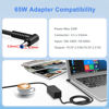 Picture of 65W 19.5V 3.33A Ac Adapter for HP Pavilion x360 11 13 15, Zbook 14u G4 G5 15u 15 G3, 15-f111dx 15-f211wm 15-f233wm 15-f278nr 15-r052nr 15-r132wm Power Supply Blue Tip