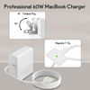 Picture of Mac Book Pro Charger - 60W T-Tip Magnetic Charger Power Adapter, Universal Laptop Charger Compatible with Mac Book Air/Mac Book Pro 13-Inch Retina Display(After 2012)