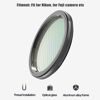 Picture of Gold Streak Special Effects Lens Filter, Camera Lens Filter with High Light Transmittance Anamorphic Light Flare Effect Filter for Shooting Night Lights(43mm)