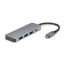Picture of Amazon Basics USB 3.2/3.1 Gen 2 Hub Dock, 10Gbps, USB-C to 1xUSB-C / 3xUSB-A Works with Windows/Mac, Silver, Black