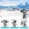 Picture of 71" Camera Tripod, Versatile Cell Phone Tripod with Wireless Remote Phone Holder and Tripod Bag, Lightweight Portable Camera Tripod Stand Compatible with Smartphone Cameras, Max Load 6.6 lbs
