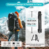 Picture of 71" Camera Tripod, Versatile Cell Phone Tripod with Wireless Remote Phone Holder and Tripod Bag, Lightweight Portable Camera Tripod Stand Compatible with Smartphone Cameras, Max Load 6.6 lbs