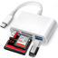 Picture of USB C SD Card Reader, ChiaoPio 4 in 1 USB-C to SD Memory Card Adapter with CompactFlash/CF/SD/MicroSD & USB 4 Port Compatible with iPhone 15 iPad Mac MacBook Pro/Air/Mini Laptop