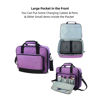 Picture of Carrying Bag, Carrying Case for Epsons CO-W01 Projector, Travel Case for Epsons CO-FH02, VS260, ViewSonicss M2W WXGA Projector, with Accessories Pockets & Adjustable Shoulder Straps (Purple)