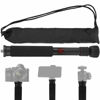 Picture of Mini Camera Monopod 48 Inch, Portable Adjustable Height Monopod Selfie Stick Mount Support Rod for DSLR Camera Mirrorless Camera, Flash, Mobile Phone(P-256A)