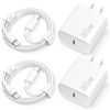 Picture of Charger for iPhone 16 15 Charger Fast Charging 30W USB C Charger Block Type C Charger 2 Pack 6FT Cord foriPhone 16/16 Plus/16 Pro/16 Pro Max/iPhone 15/15 Pro Max/Samsung